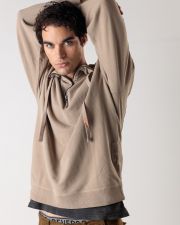 GREY MEN'S HOODIE