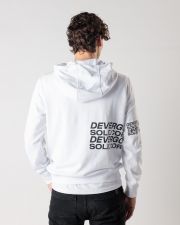 WHITE MEN'S HOODIE