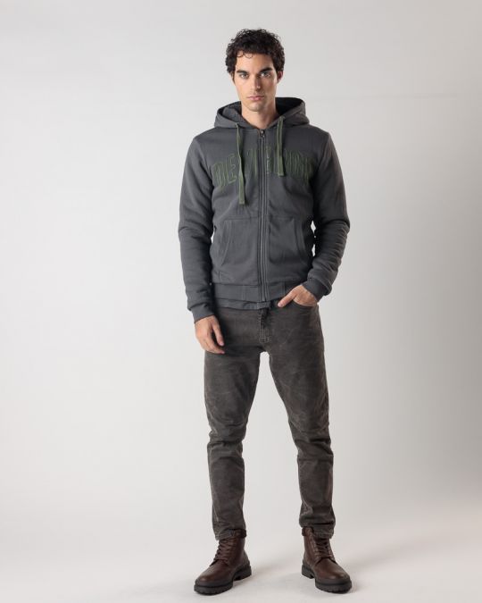 GREY MEN'S TRANSITIONAL JACKET 1D24FW7010KA0704