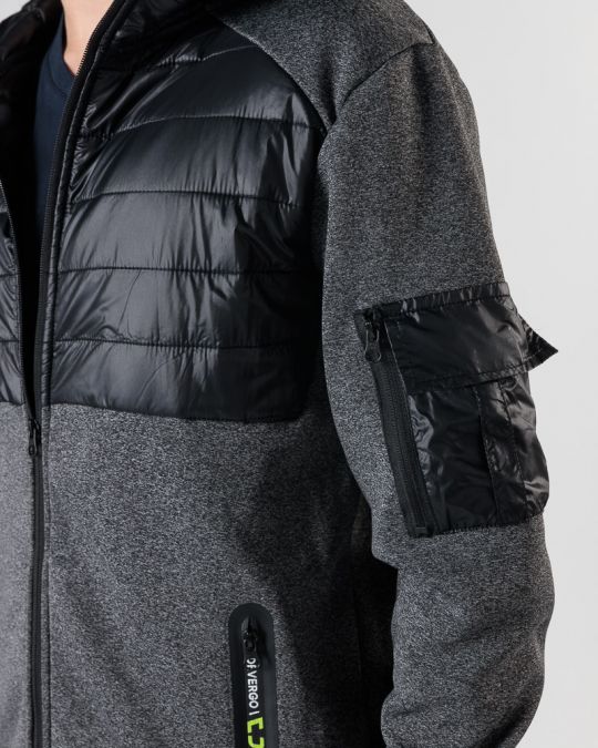 GREY MEN'S TRANSITIONAL JACKET 1D24FW7016KA1201
