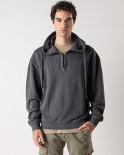 GREY MEN'S HOODIE