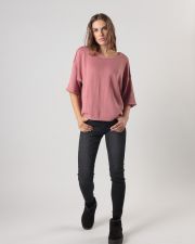 PINK WOMEN'S KNITTED SWEATER