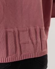 PINK WOMEN'S KNITTED SWEATER
