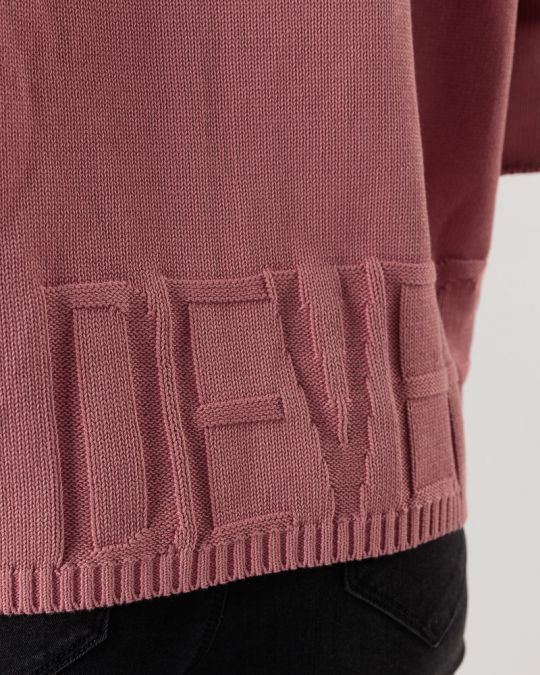 PINK WOMEN'S KNITTED SWEATER 2D24FW6525SS1124