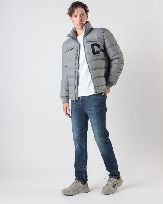 GREY MEN'S WINTER COAT 1D24FW3005KA1600