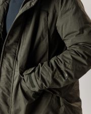 KHAKI MEN'S LONG COAT