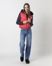 RED WOMEN'S TRANSITIONAL JACKET