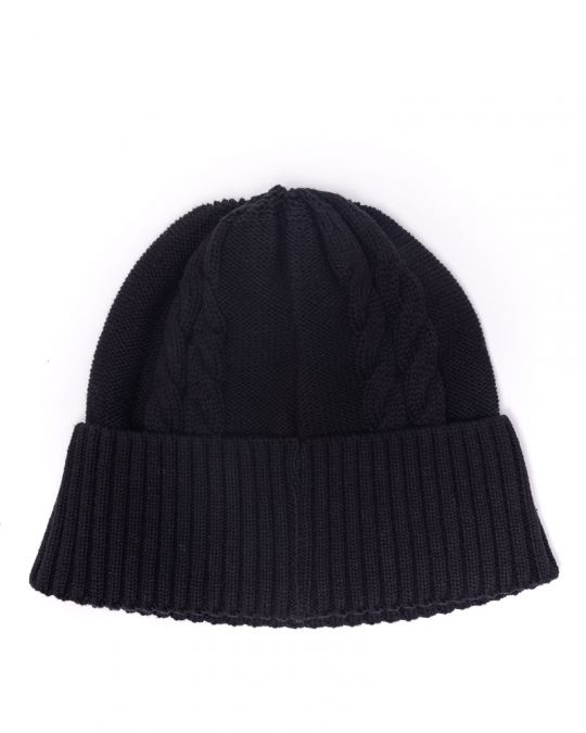 BLACK WOMEN'S KNITTED HAT 2D24FW8504HA1101