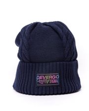 BLUE WOMEN'S KNITTED HAT