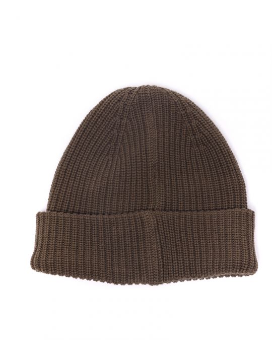 BROWN MEN'S KNITTED HAT 1D24FW8003HA1101