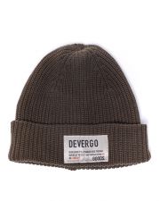 BROWN MEN'S KNITTED HAT