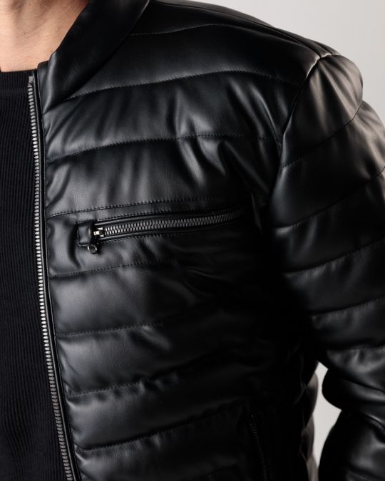 BLACK MEN'S TRANSITIONAL JACKET 1D24FW3020KA9000