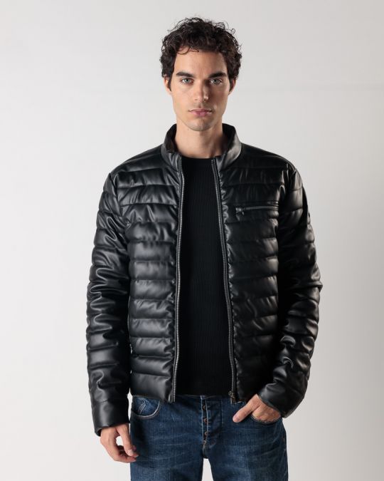 BLACK MEN'S TRANSITIONAL JACKET 1D24FW3020KA9000
