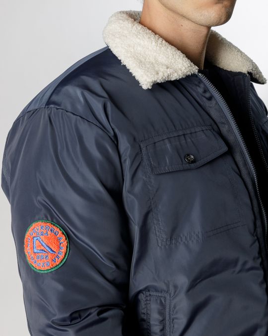 BLUE MEN'S WINTER COAT 1D24FW3011KA1600