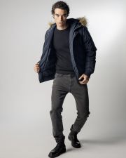 BLUE MEN'S WINTER COAT