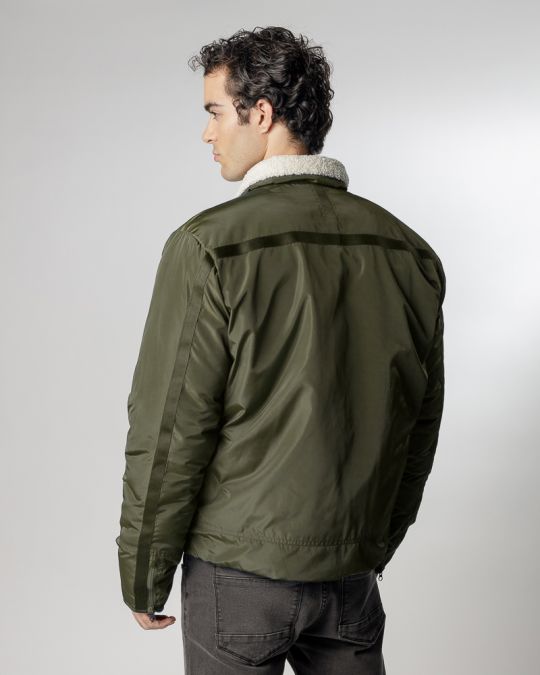 KHAKI MEN'S WINTER COAT 1D24FW3011KA1600