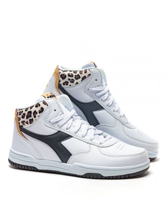 DIADORA WOMEN'S SNEAKERS - RAPTOR MID LEOPARD DD-101179740 23FW WN