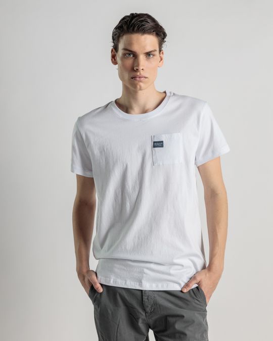 WHITE MEN'S T-SHIRT 1D25SS4029SS0106