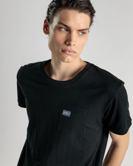 BLACK MEN'S T-SHIRT 1D25SS4029SS0106