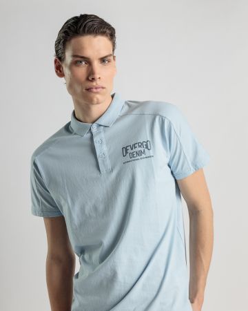 BLUE MEN'S T-SHIRT 1D25SS4034SS0124