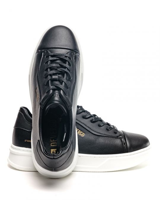BLACK MEN'S SNEAKER - GUS DE25SS5012PU VZ
