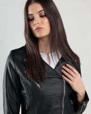 BLACK WOMEN'S TRANSITIONAL JACKET