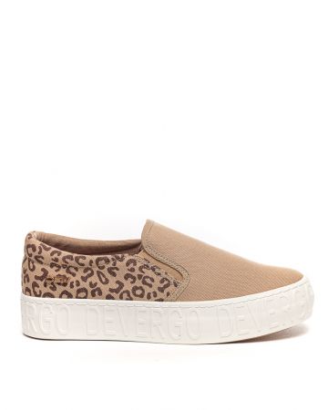 BROWN WOMEN'S SLIP-ON SHOES - HELIA DE25SS3515CA KD