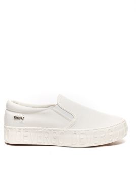 WHITE WOMEN'S SLIP-ON SHOES - HELIA DE25SS3515CA KD