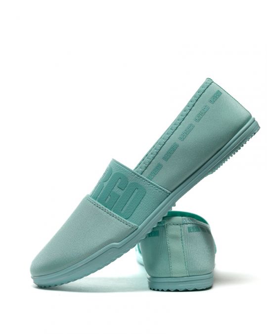 GREEN WOMEN'S SLIP-ON SHOES - MALIBU DE25SS5509LY AH