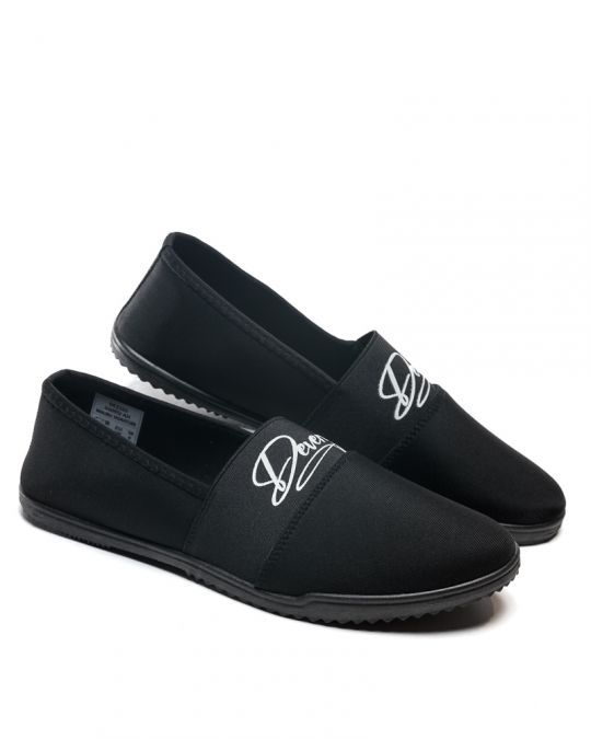 BLACK WOMEN'S SLIP-ON SHOES - MALIBU SIGNATURE DE25SS5509SI AH