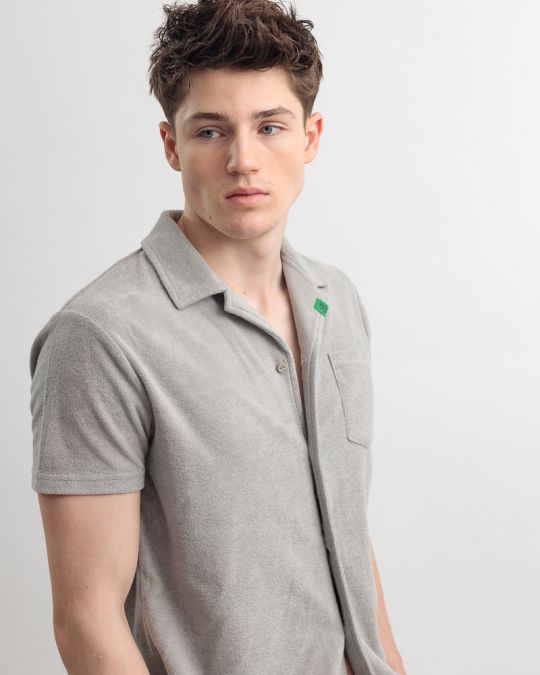 GREY MEN'S SHIRT 1D25SS5003SS0705