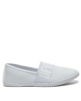 WHITE WOMEN'S SLIP-ON SHOES - MALIBU DE25SS5509LY AH