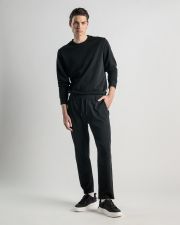 BLACK MEN'S SWEATPANTS