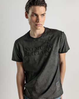 GREY MEN'S T-SHIRT 1D25SS4043SS0123