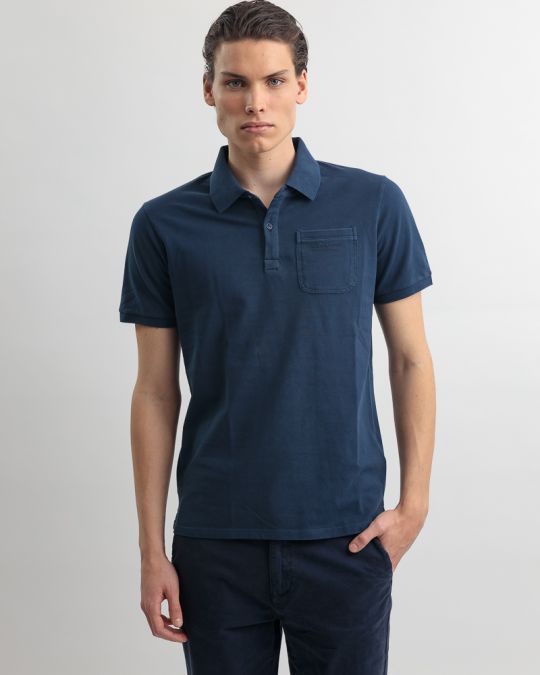 BLUE MEN'S T-SHIRT 1D25SS4052SS2406