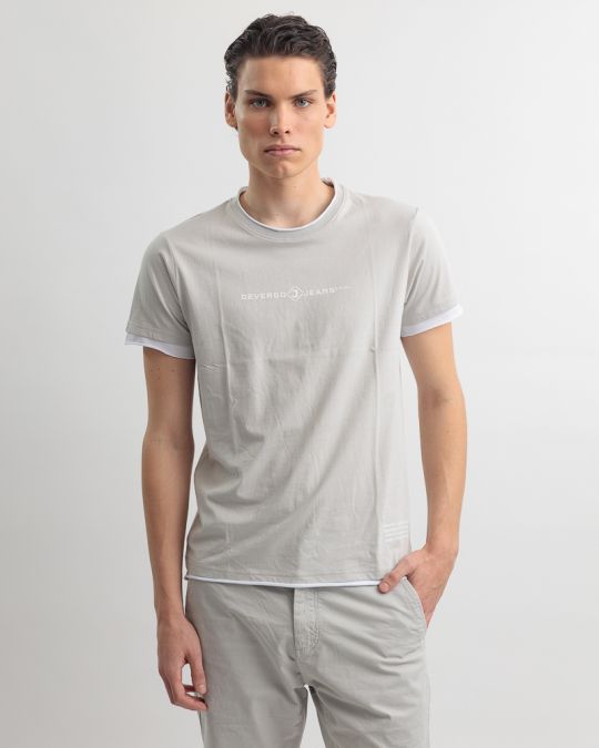 GREY MEN'S T-SHIRT 1D25SS4055SS0105