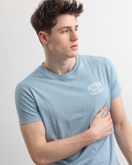 BLUE MEN'S T-SHIRT 1D25SS4058SS0105