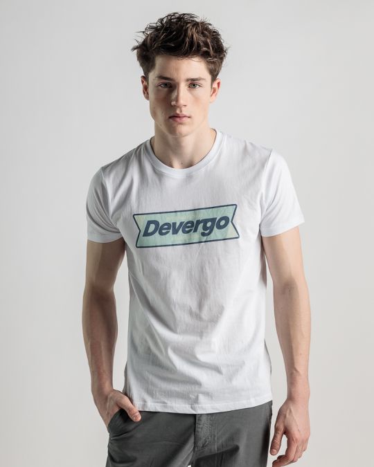 WHITE MEN'S T-SHIRT 1D25SS4030SS0105