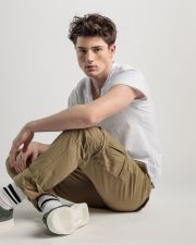 WHITE MEN'S T-SHIRT
