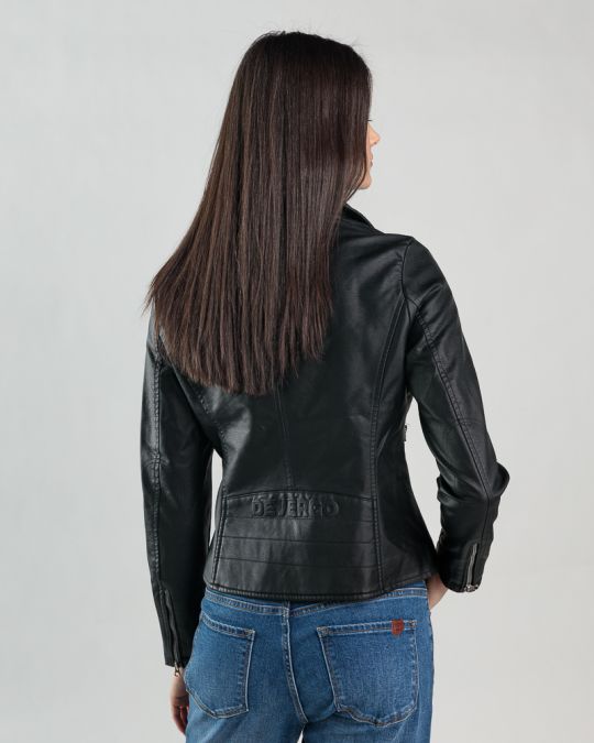 BLACK WOMEN'S TRANSITIONAL JACKET 2D25SS3512KA9000