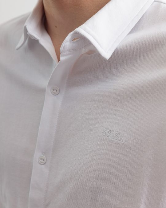 WHITE MEN'S SHIRT 1D25SS5002SS2406