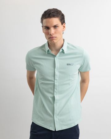 BLUE MEN'S SHIRT 1D25SS5002SS2406