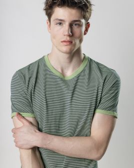 GREEN MEN'S T-SHIRT 1D25SS4024SS0106