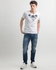 WHITE MEN'S T-SHIRT