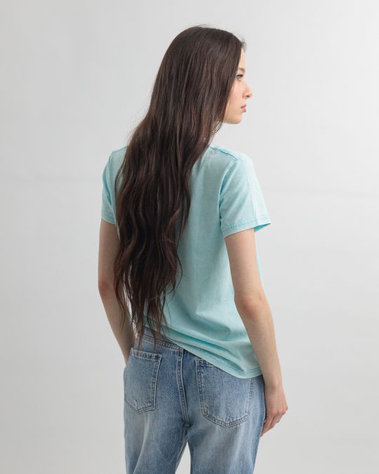 BLUE WOMEN'S T-SHIRT 2D25SS4561SS0224