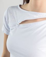 WHITE WOMEN'S T-SHIRT