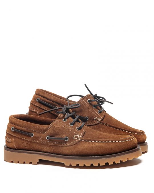 BROWN MEN'S BOAT SHOE - BRUNO DE25SS6021SU BM