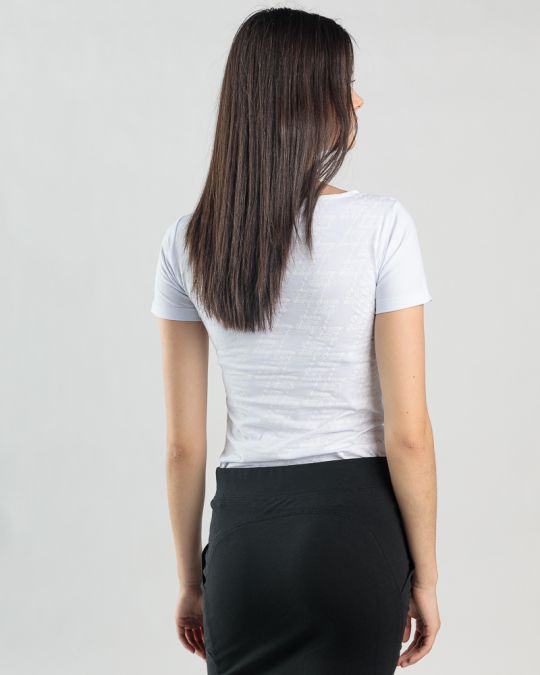 WHITE WOMEN'S T-SHIRT 2D25SS4541SS0205