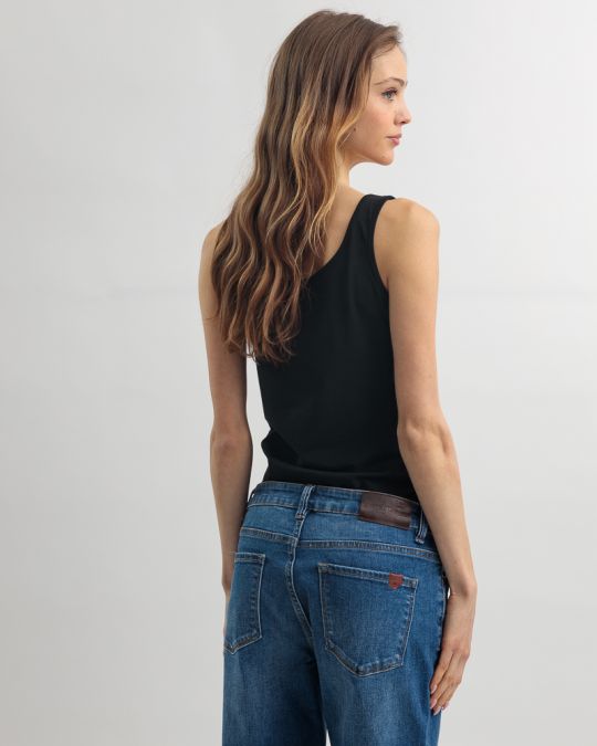 BLACK WOMEN'S TOP 2D25SS4502SL0205