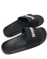 BLACK MEN'S SLIDES - DREW